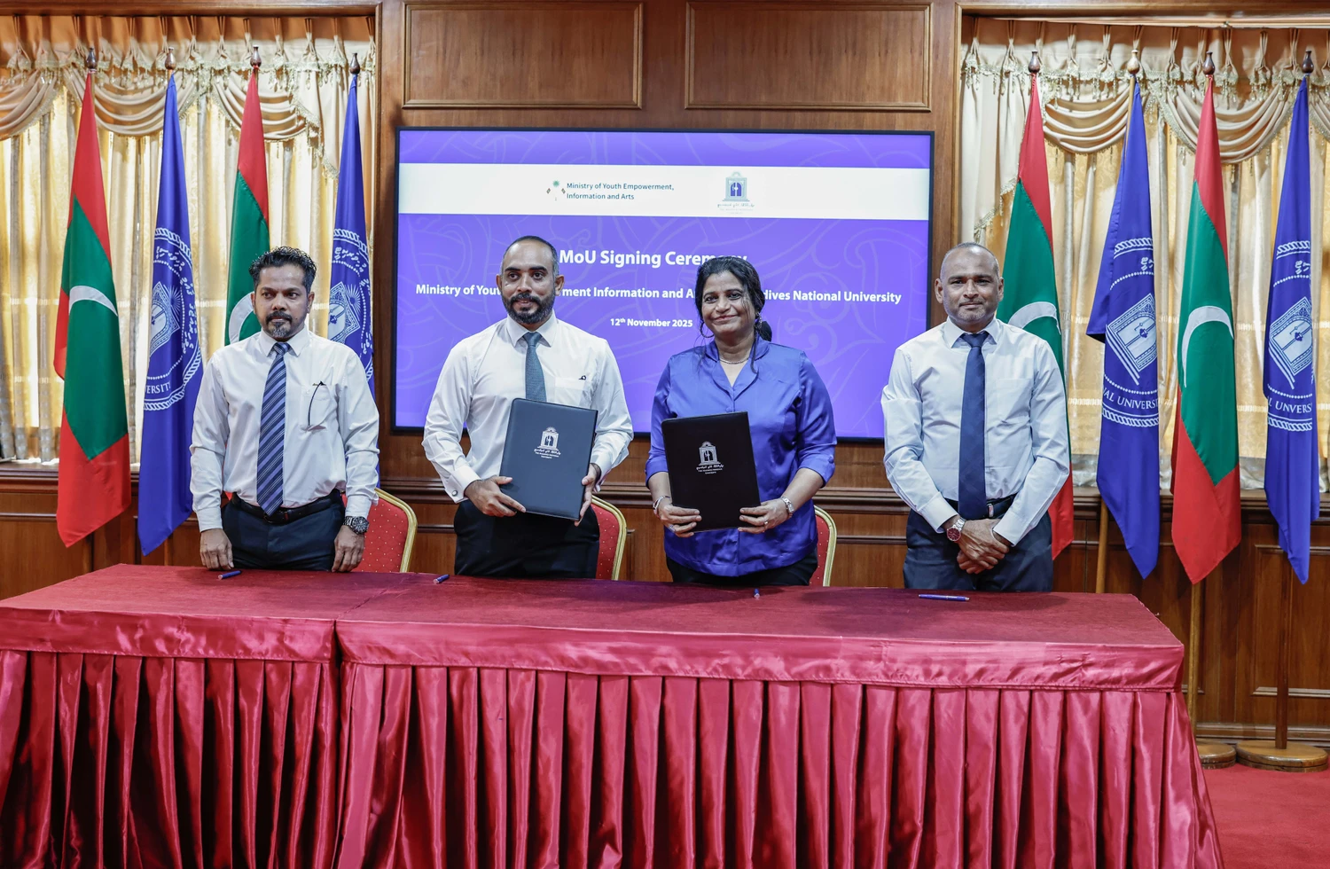 Image for އެމްއެންޔޫ އާއި ޔޫތު މިނިސްޓްރީއާ ދެމެދު އިސްތިރާޖީ ފަހުމުނާމާއެއްގައި ސޮއިކުރުން service